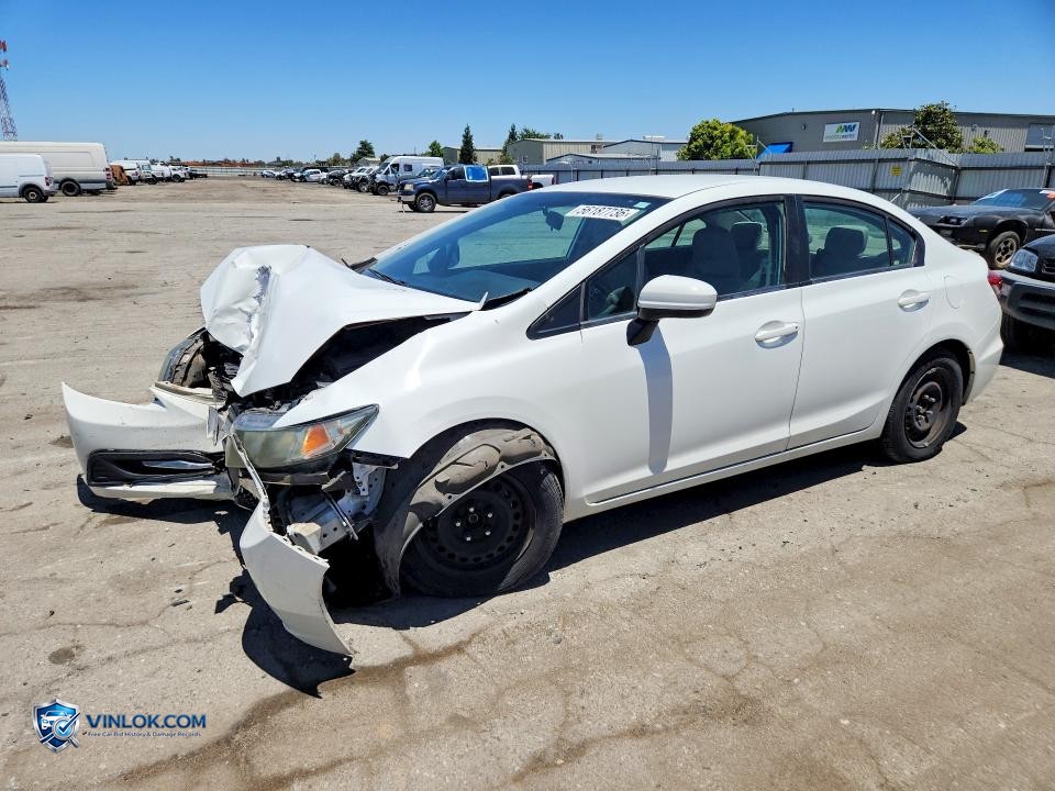 2015 HONDA CIVIC LX – Lot 56187736 auction photo