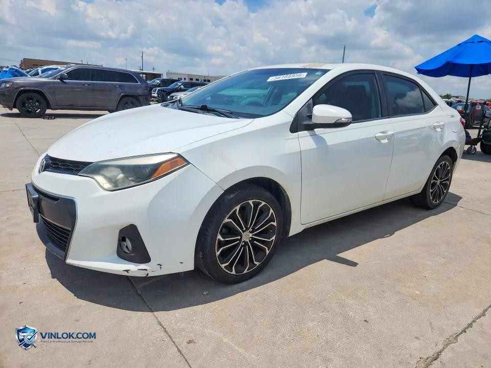 2014 TOYOTA COROLLA S PLUS – Lot 56188956 auction photo