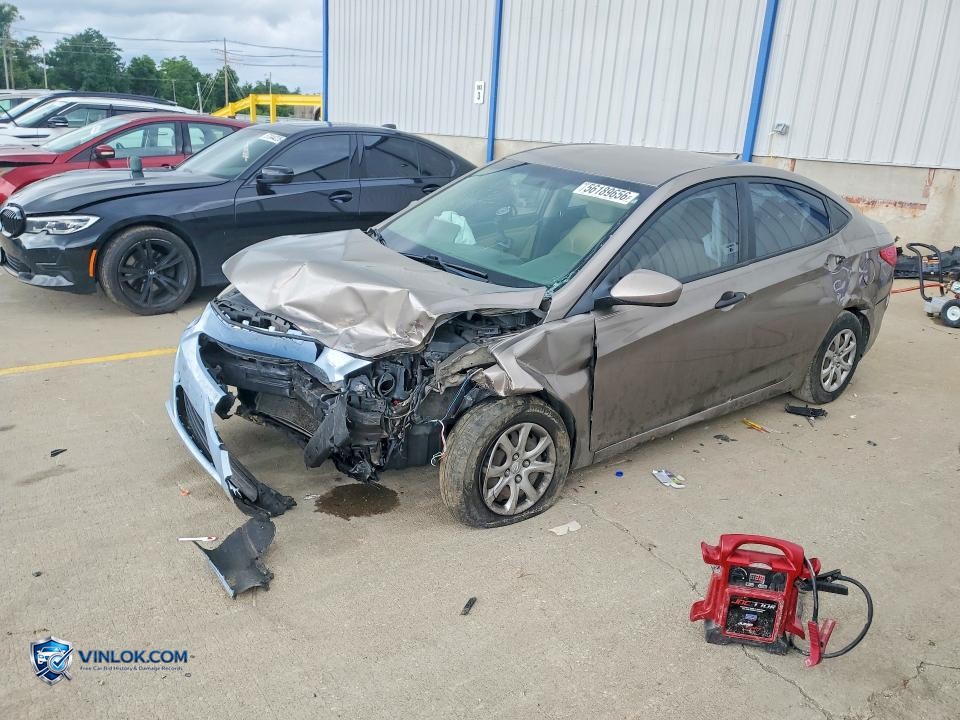 2013 HYUNDAI ACCENT GLS – Lot 56189656 auction photo