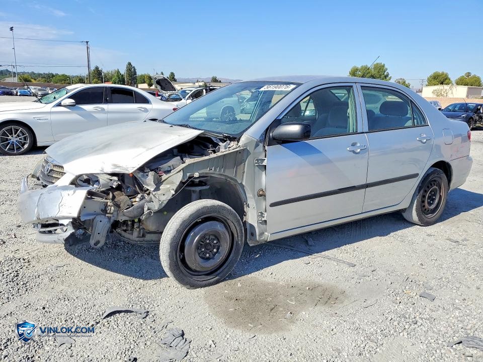 2008 TOYOTA COROLLA CE – Lot 56190076 auction photo