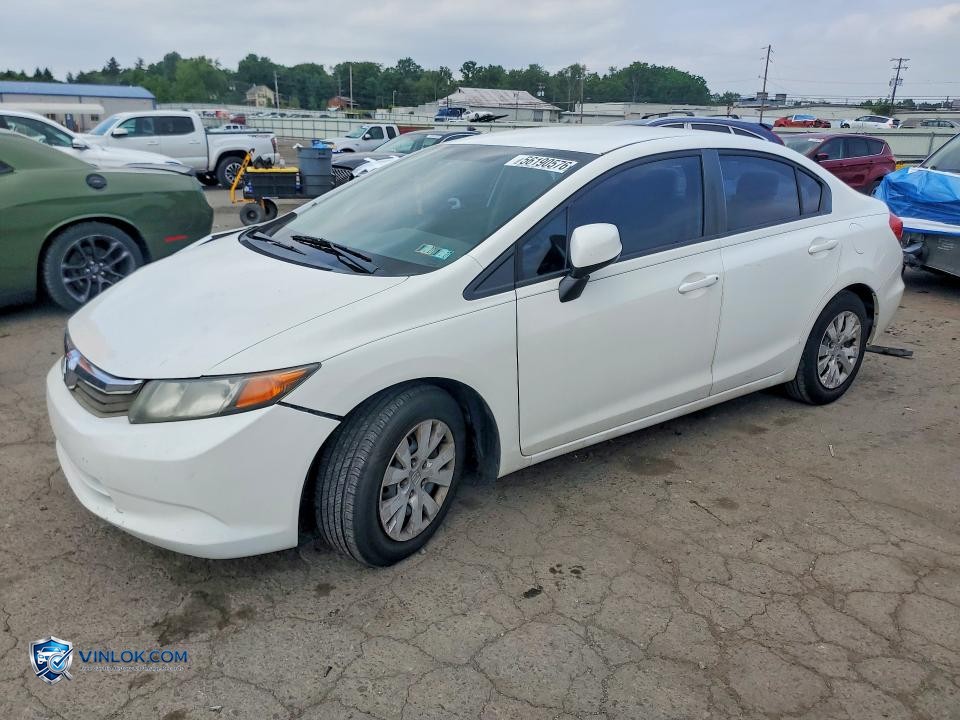 2012 HONDA CIVIC LX – Lot 56190576 auction photo