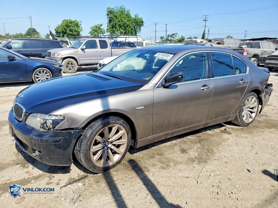 2008 BMW 750 I – Lot 56190906 auction photo
