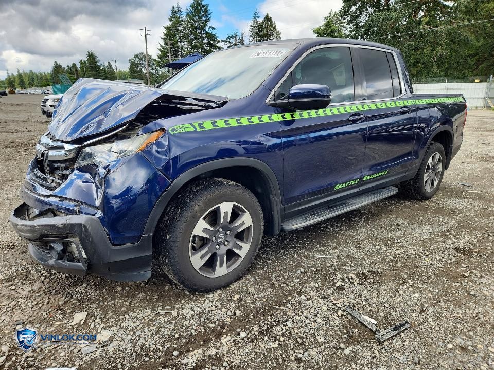 2017 HONDA RIDGELINE RTL – Lot 56191156 auction photo