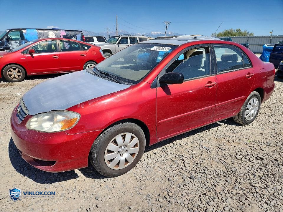2003 TOYOTA COROLLA LE – Lot 56196776 auction photo