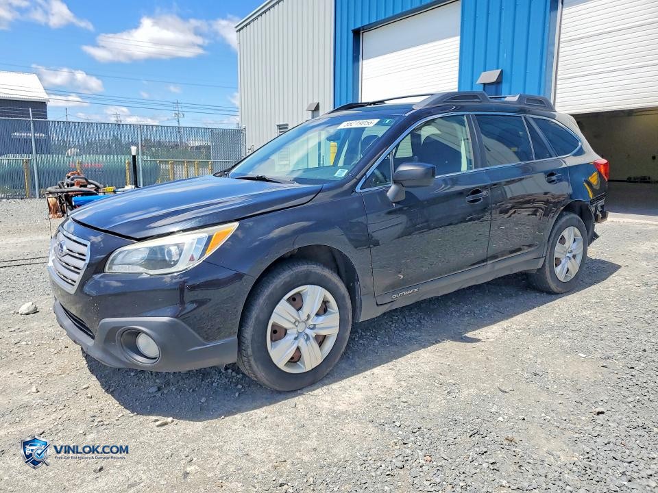 2015 SUBARU OUTBACK 2.5I – Lot 56219056 auction photo