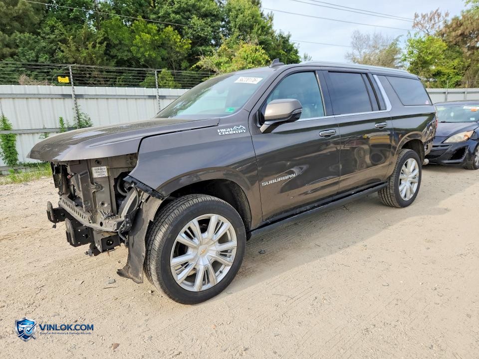 2021 CHEVROLET SUBURBAN K1500 HIGH COUNTRY – Lot 56220176 auction photo