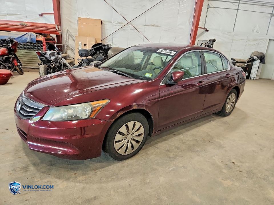 2012 HONDA ACCORD LX – Lot 56229886 auction photo