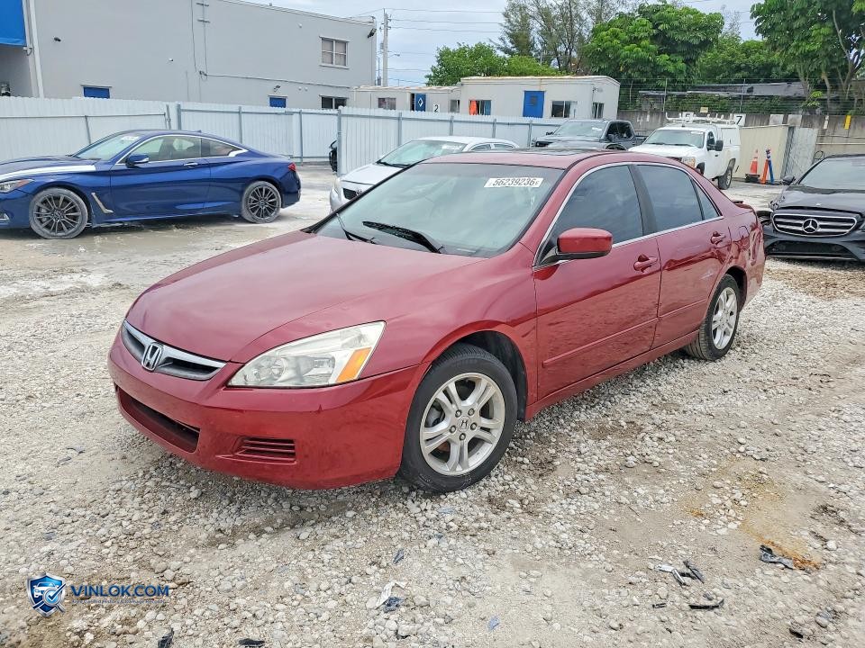2007 HONDA ACCORD EX – Lot 56239236 auction photo