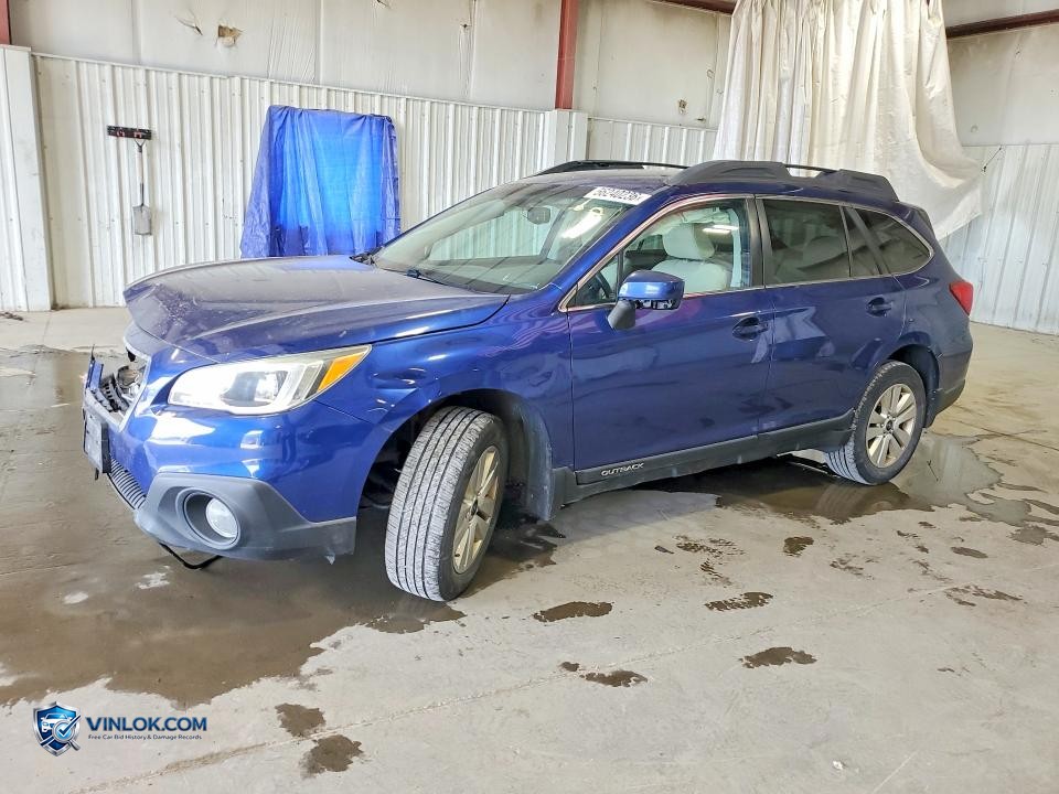 2016 SUBARU OUTBACK 2.5I PREMIUM – Lot 56240236 auction photo