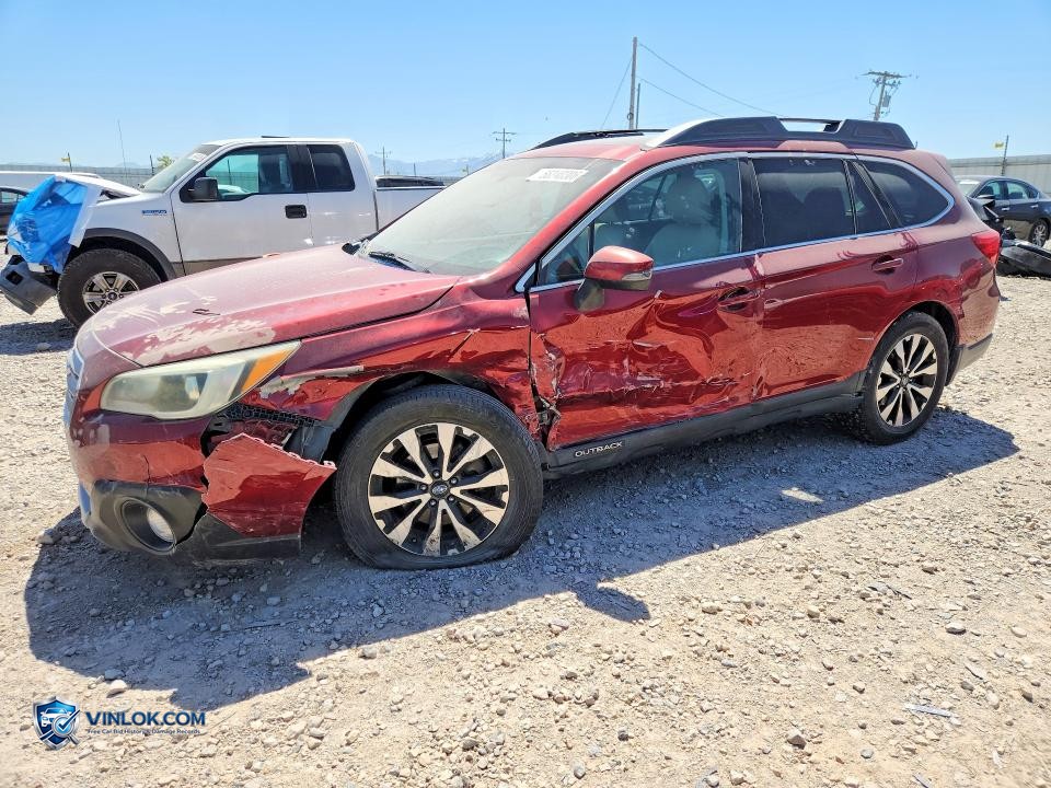2015 SUBARU OUTBACK 2.5I LIMITED – Lot 56240306 auction photo