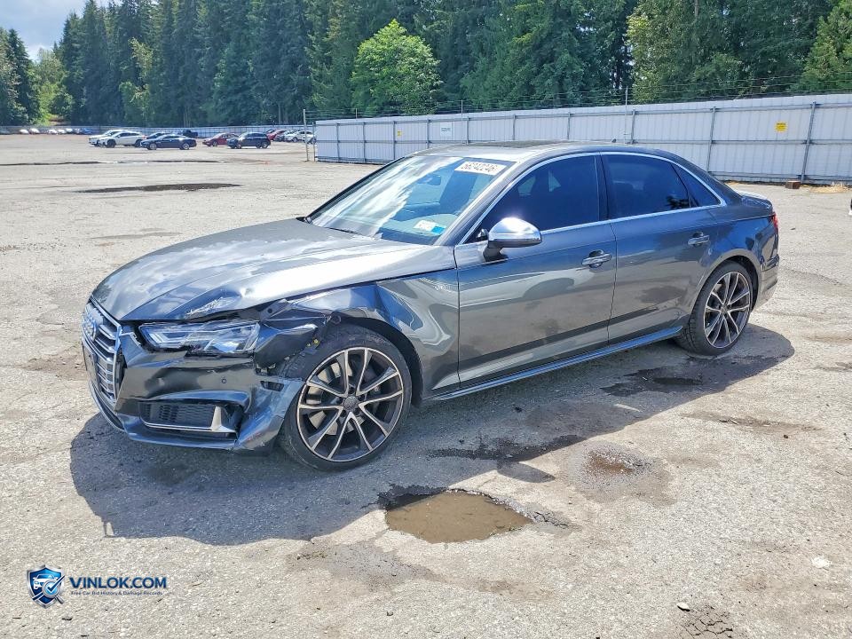 2018 AUDI S4 PREMIUM PLUS – Lot 56242246 auction photo