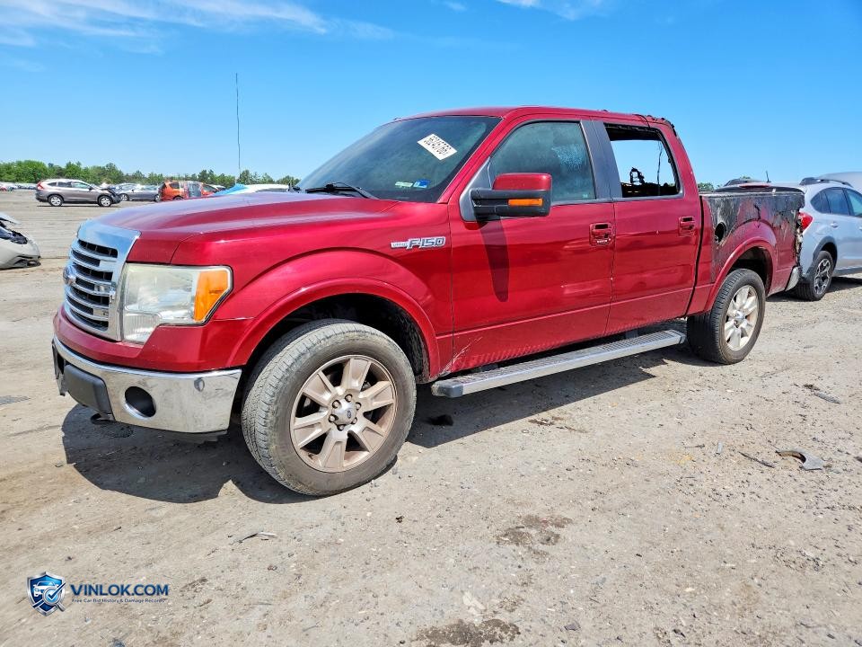 2013 FORD F150 SUPERCREW – Lot 56245766 auction photo