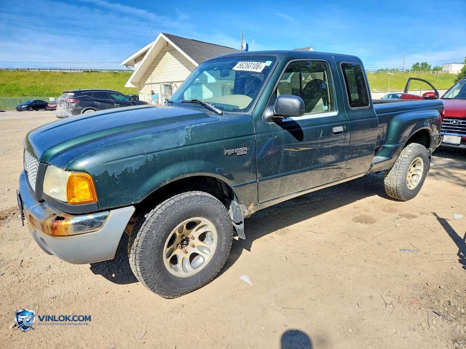 2002 FORD RANGER SUPER CAB – Lot 56260106 auction photo