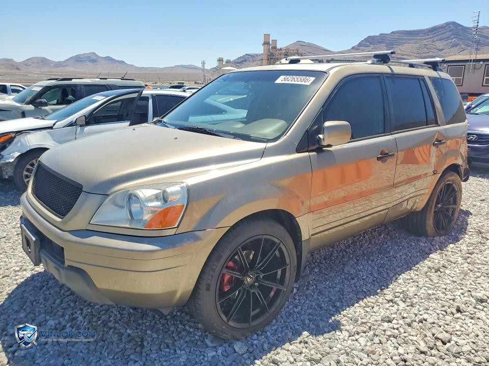2005 HONDA PILOT EXL – Lot 56265586 auction photo