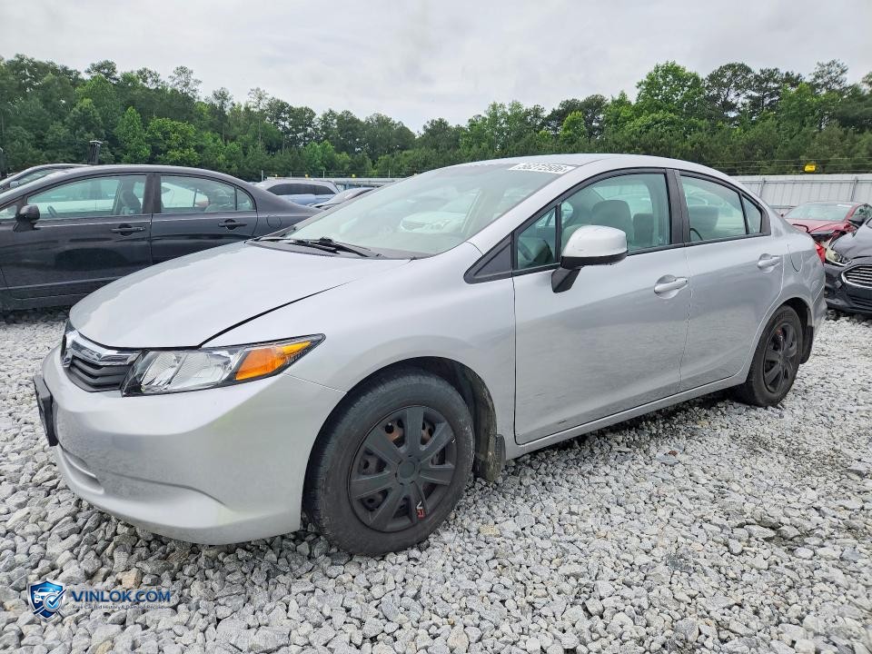 2012 HONDA CIVIC LX – Lot 56272506 auction photo
