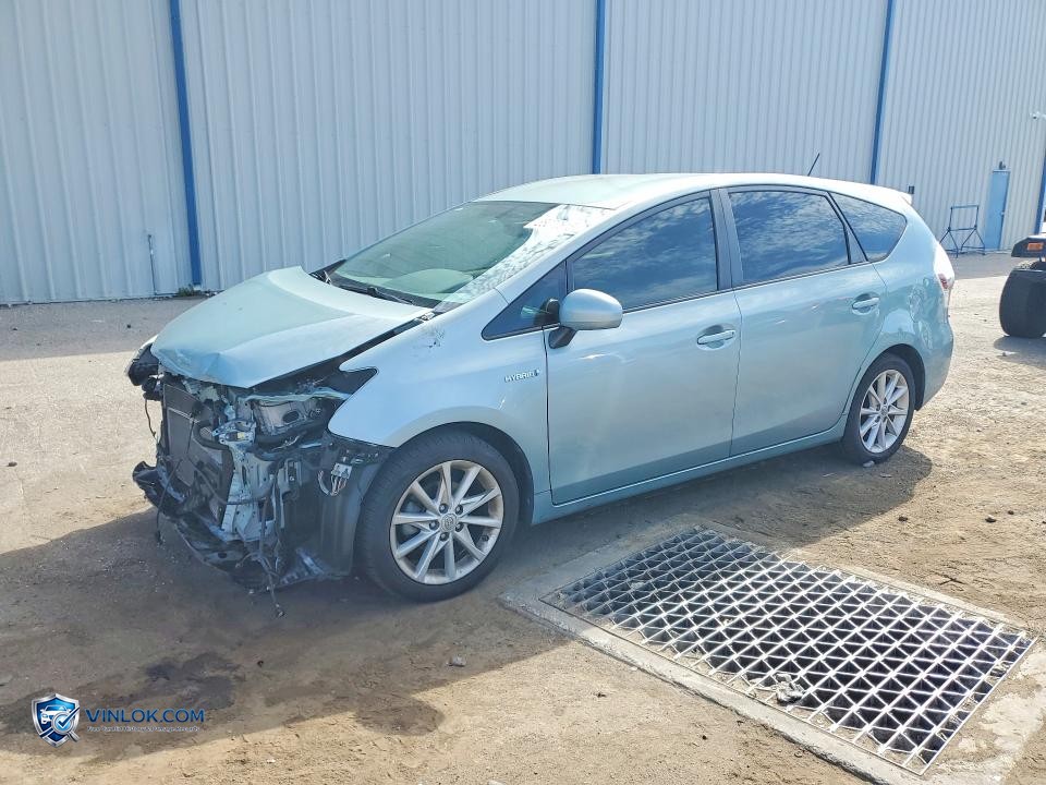 2014 TOYOTA PRIUS V FIVE – Lot 56272516 auction photo