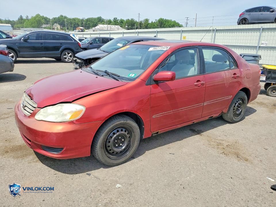 2003 TOYOTA COROLLA LE – Lot 56273426 auction photo