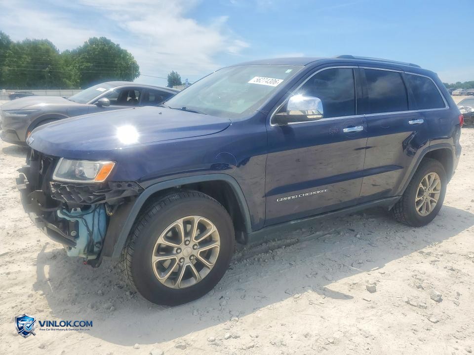 2016 JEEP GRAND CHEROKEE LIMITED – Lot 56274306 auction photo