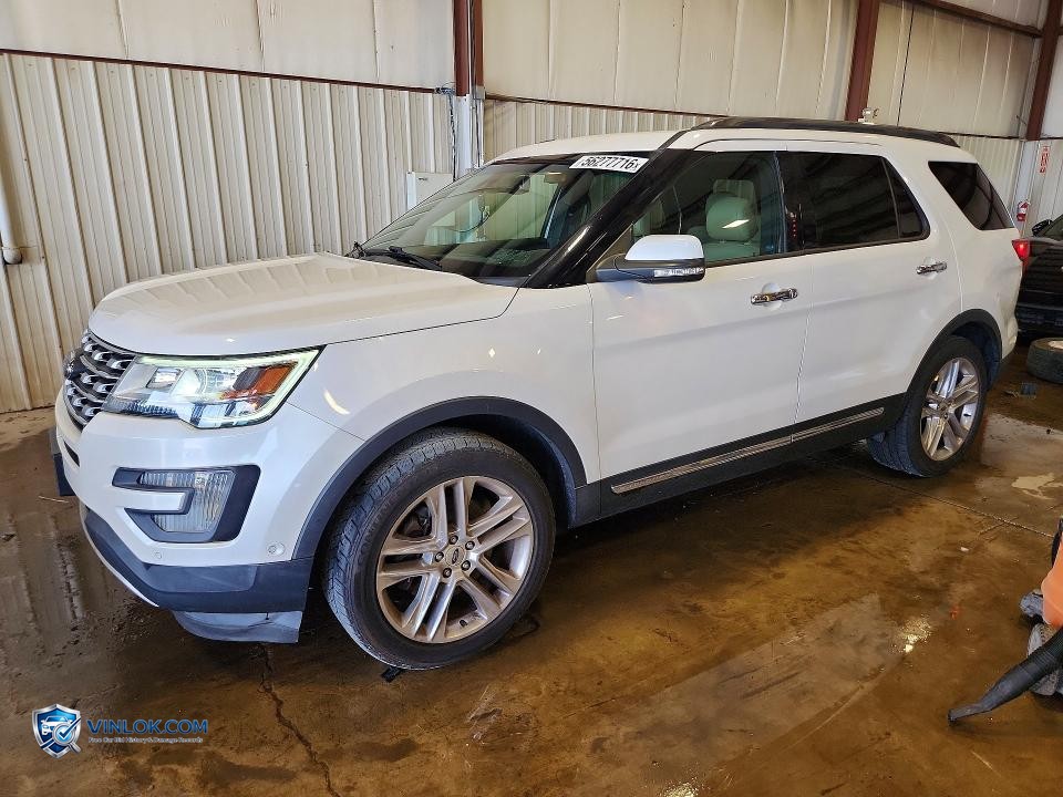 2017 FORD EXPLORER LIMITED – Lot 56277716 auction photo