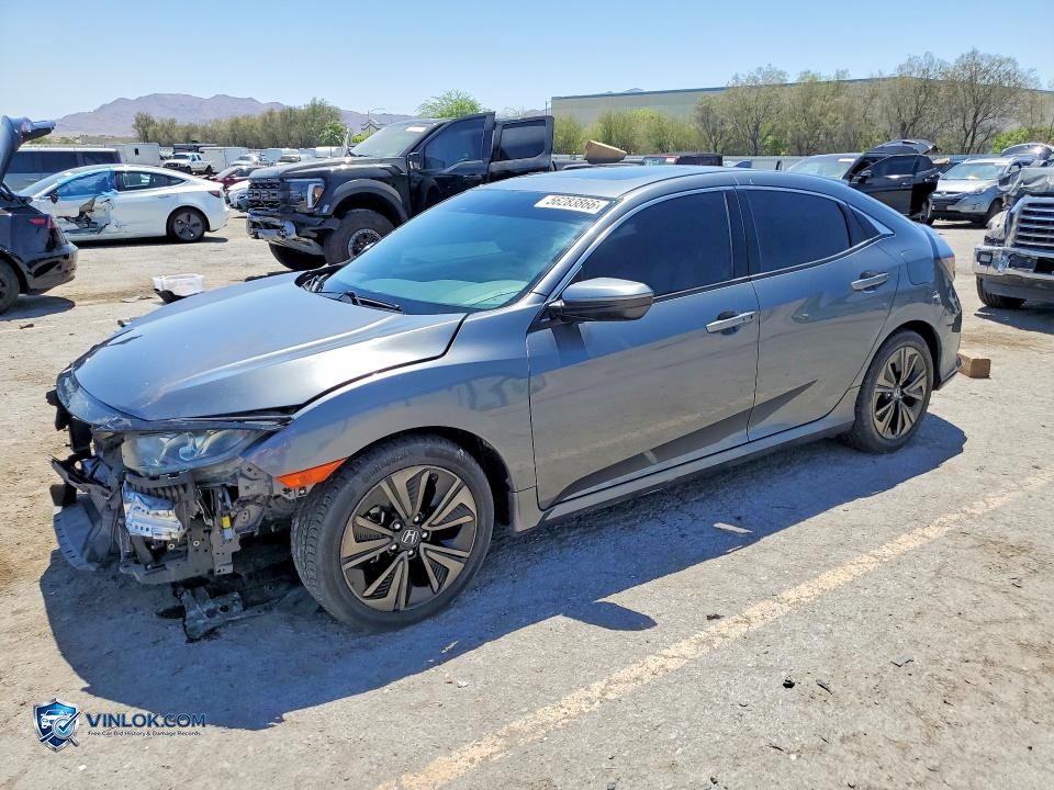 2018 HONDA CIVIC EX – Lot 56283866 auction photo
