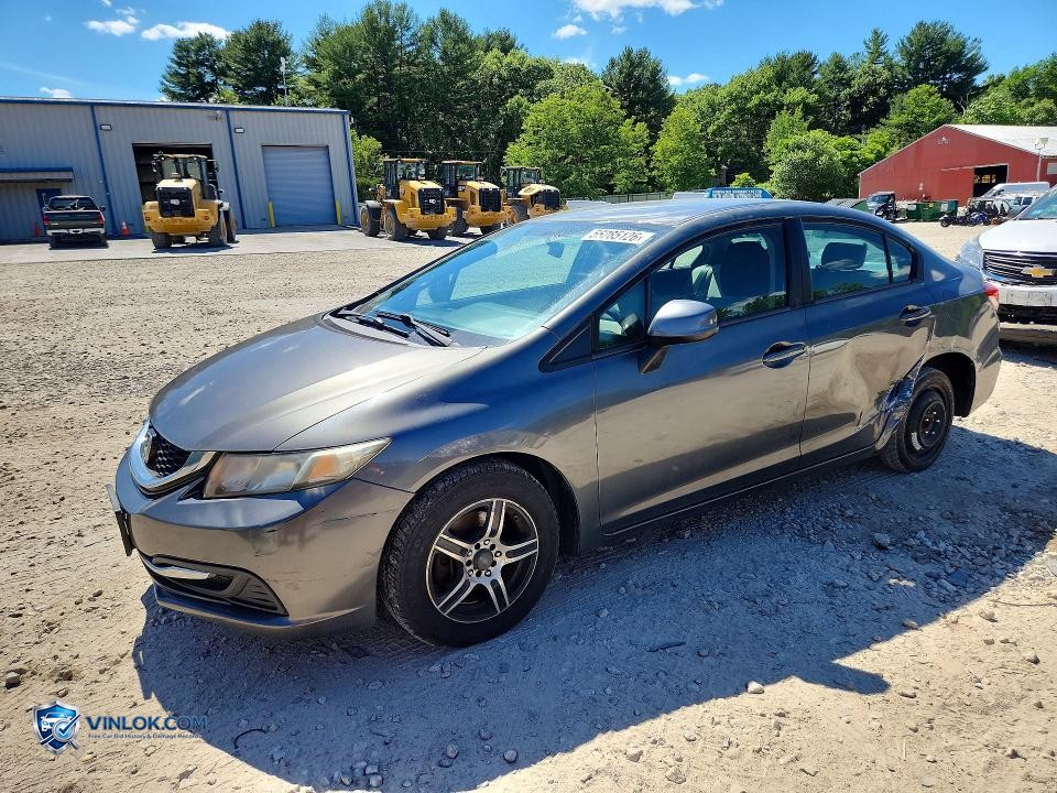 2013 HONDA CIVIC LX – Lot 56285126 auction photo