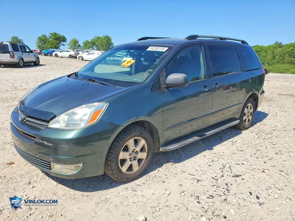 2004 TOYOTA SIENNA LE 7 PASSENGER – Lot 56288126 auction photo