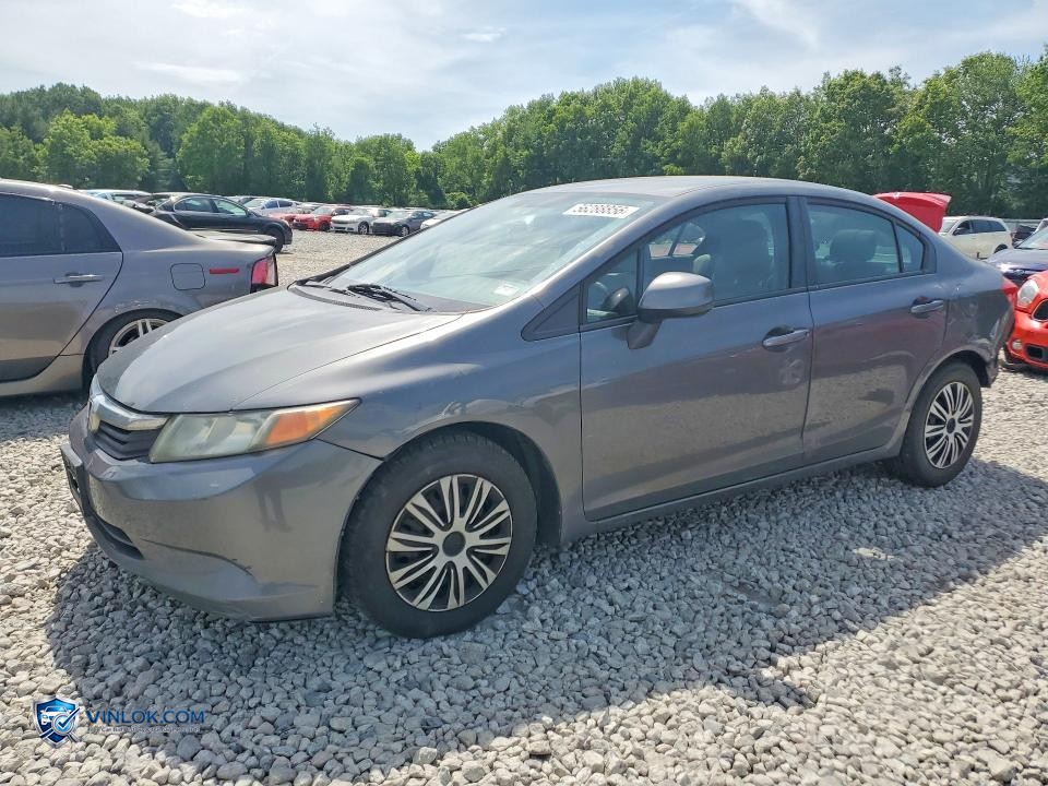 2012 HONDA CIVIC LX – Lot 56288856 auction photo
