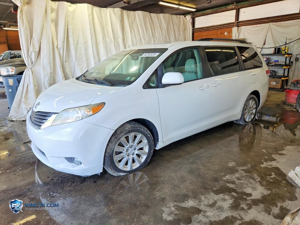 2012 TOYOTA SIENNA XLE 7-PASSENGER – Lot 56290536 auction photo