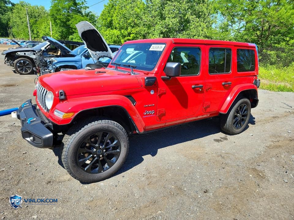 2024 JEEP WRANGLER SAHARA 4XE – Lot 56293676 auction photo