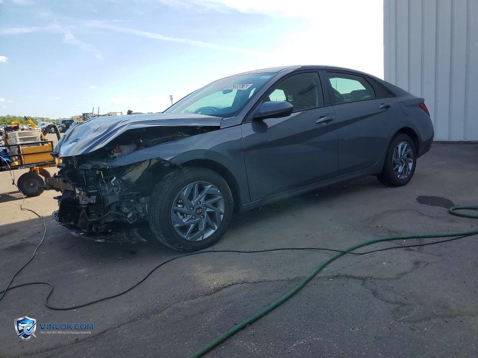 2026 HYUNDAI ELANTRA HYBRID BLUE – Lot 56299576 auction photo