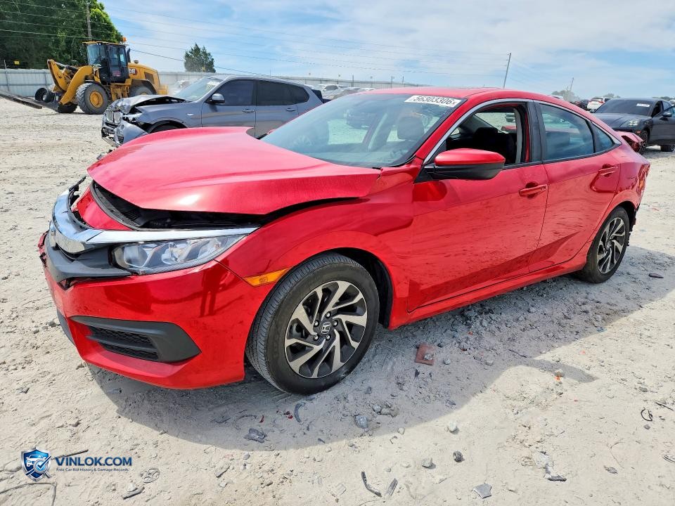 2017 HONDA CIVIC EX – Lot 56303306 auction photo