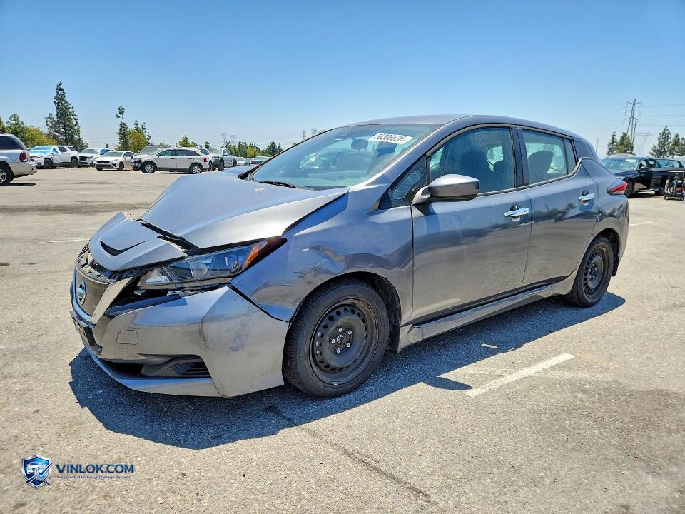 2020 NISSAN LEAF S – Lot 56306636 auction photo