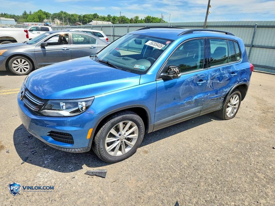 2017 VOLKSWAGEN TIGUAN S – Lot 56309406 auction photo
