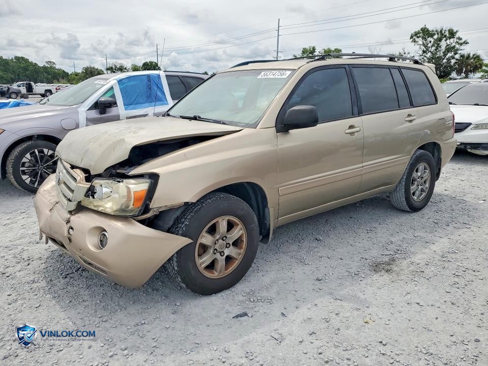 2007 TOYOTA HIGHLANDER BASE – Lot 56314756 auction photo