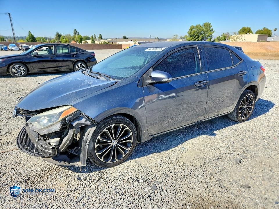 2014 TOYOTA COROLLA S PLUS – Lot 56330826 auction photo