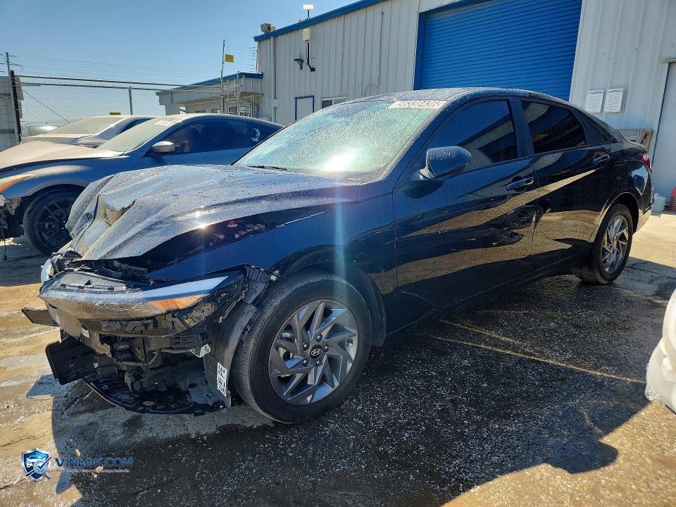 2024 HYUNDAI ELANTRA BLUE – Lot 56338436 auction photo