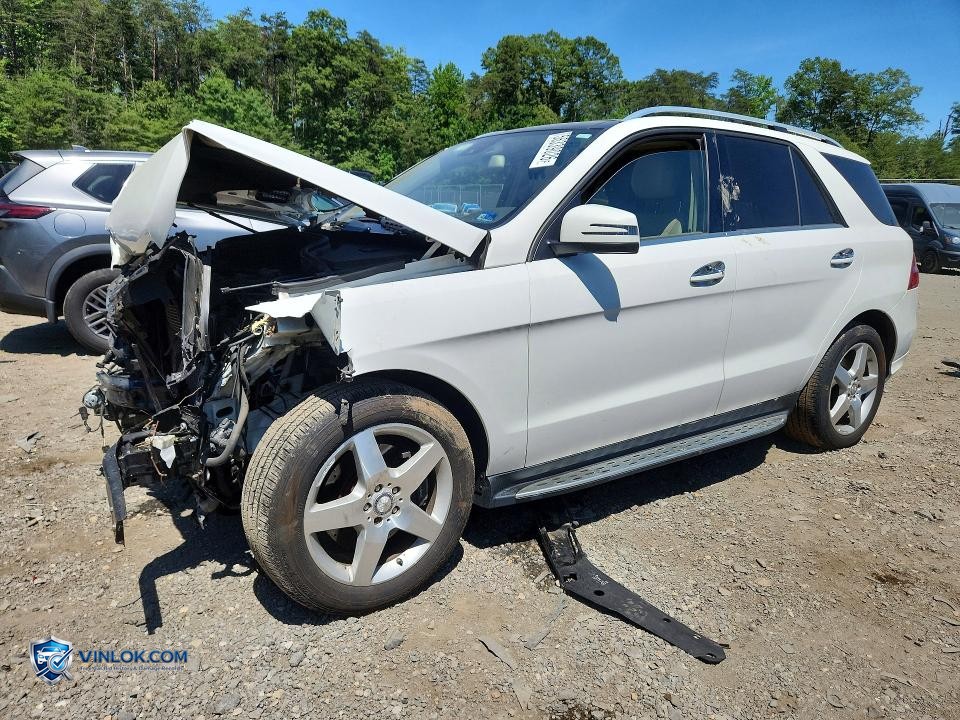 2015 MERCEDES-BENZ ML 350 4MATIC – Lot 56339026 auction photo