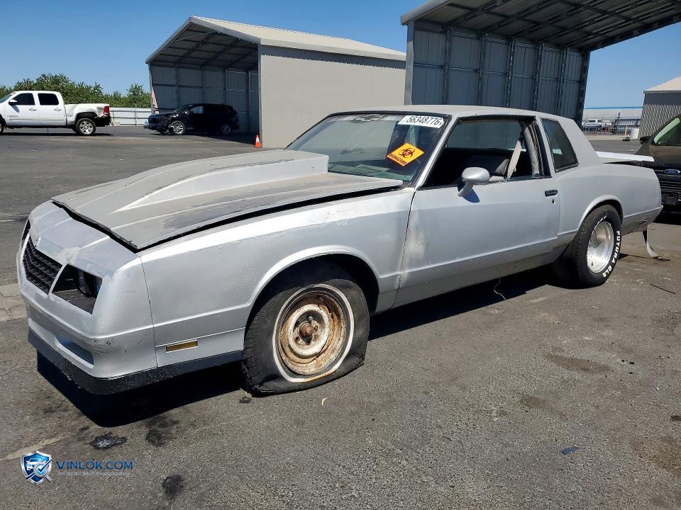 1985 CHEVROLET MONTE CARLO – Lot 56348776 auction photo