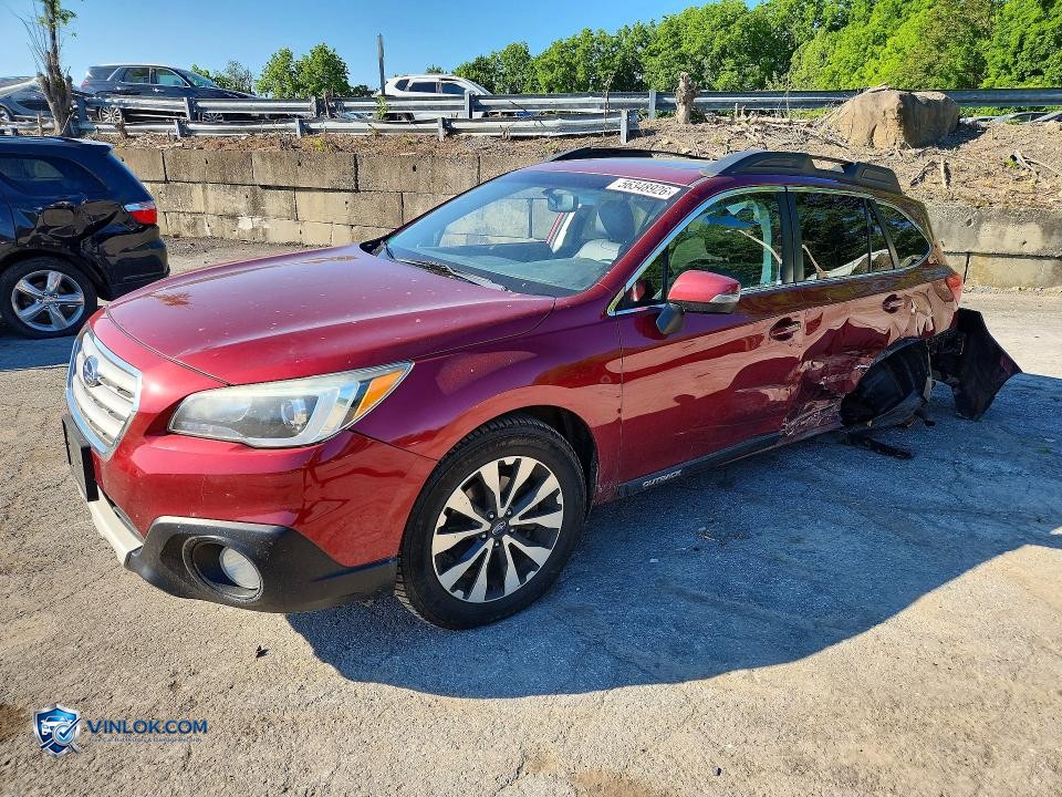 2016 SUBARU OUTBACK 2.5I LIMITED – Lot 56348926 auction photo