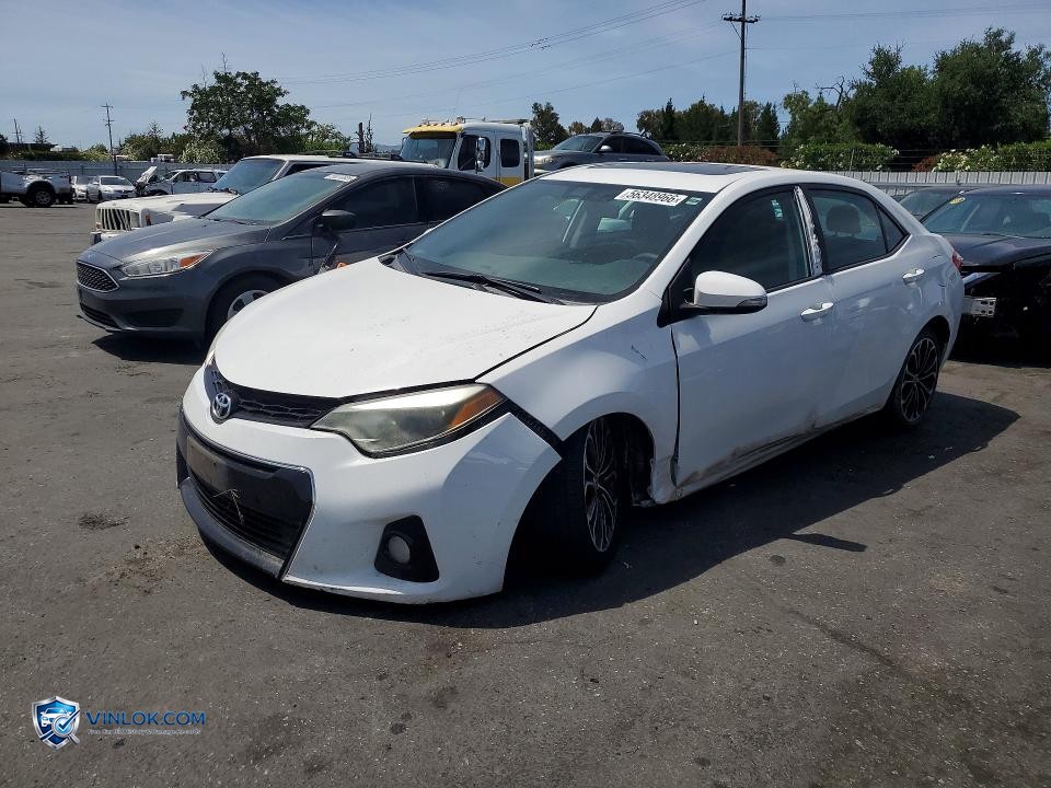 2016 TOYOTA COROLLA S PREMIUM – Lot 56348966 auction photo