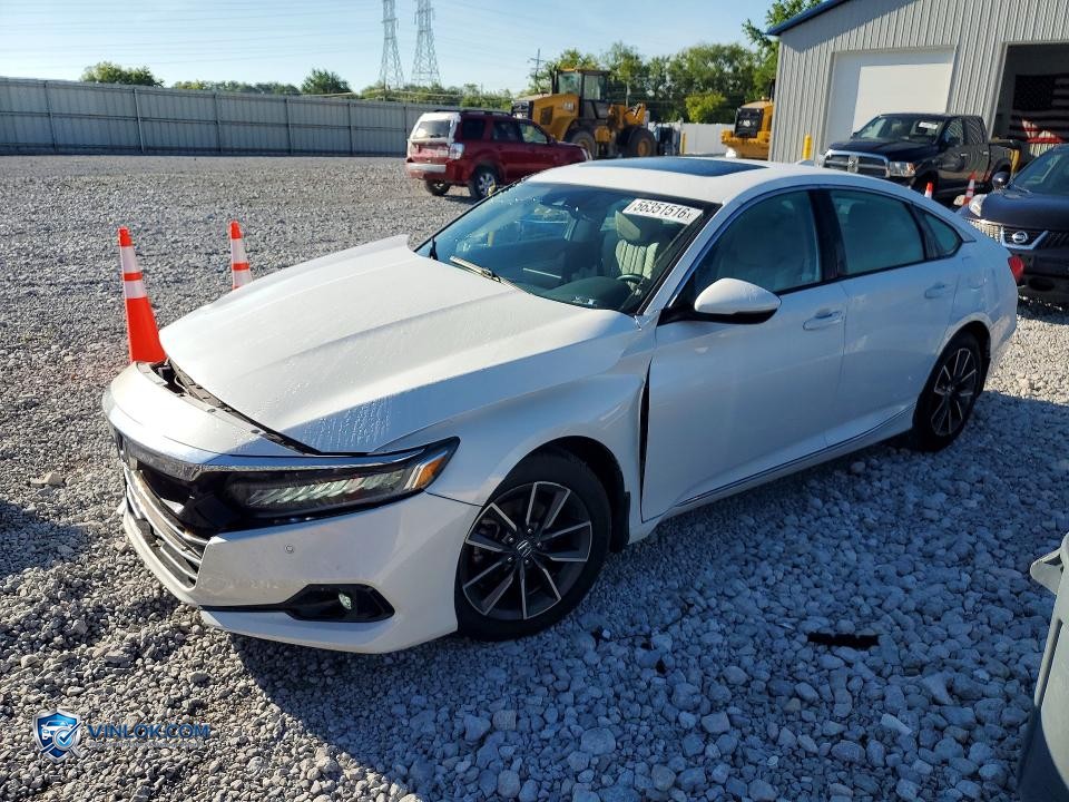 2021 HONDA ACCORD EXL – Lot 56351516 auction photo