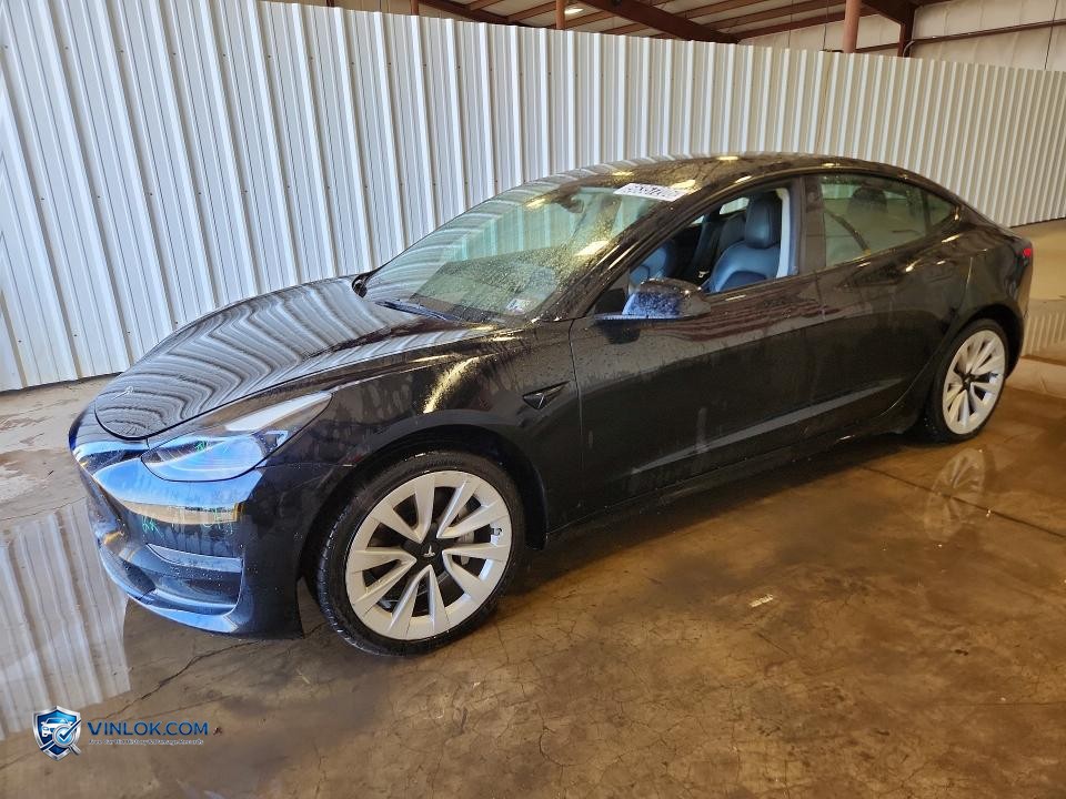 2022 TESLA MODEL 3 – Lot 56357206 auction photo