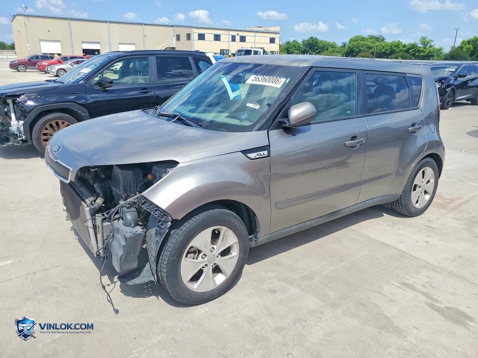 2016 KIA SOUL BASE – Lot 56360006 auction photo