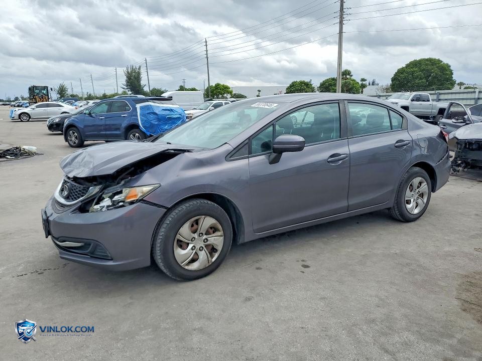2014 HONDA CIVIC LX – Lot 56370646 auction photo