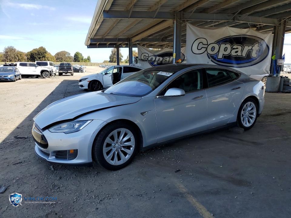 2015 TESLA MODEL S – Lot 56377926 auction photo