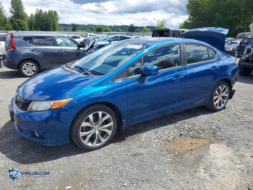 2012 HONDA CIVIC SI – Lot 56392076 auction photo