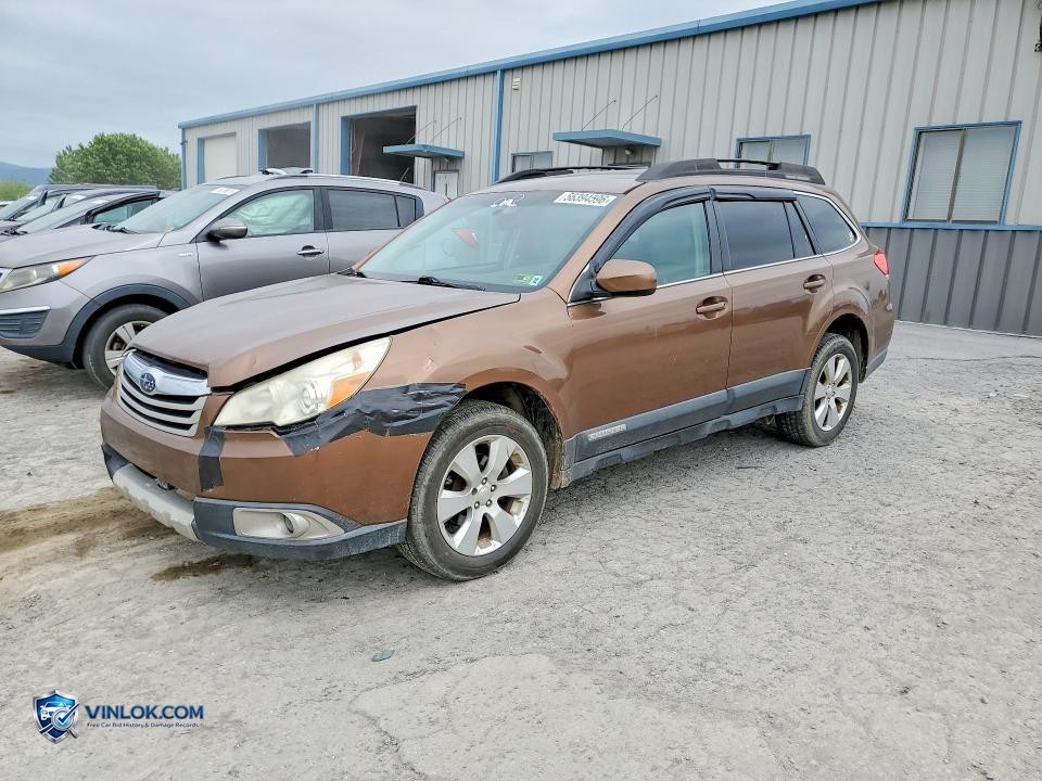 2011 SUBARU OUTBACK 2.5I LIMITED – Lot 56394596 auction photo
