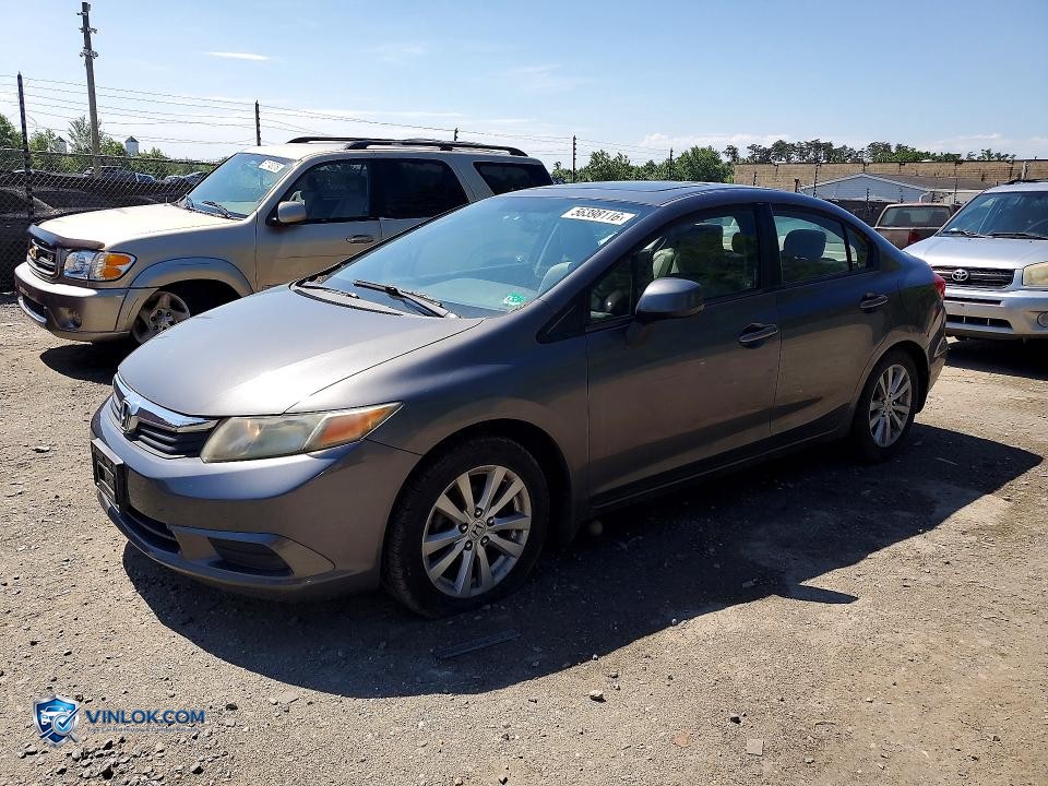 2012 HONDA CIVIC EXL – Lot 56398116 auction photo