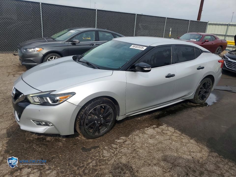 2018 NISSAN MAXIMA 3.5 SV – Lot 56403526 auction photo