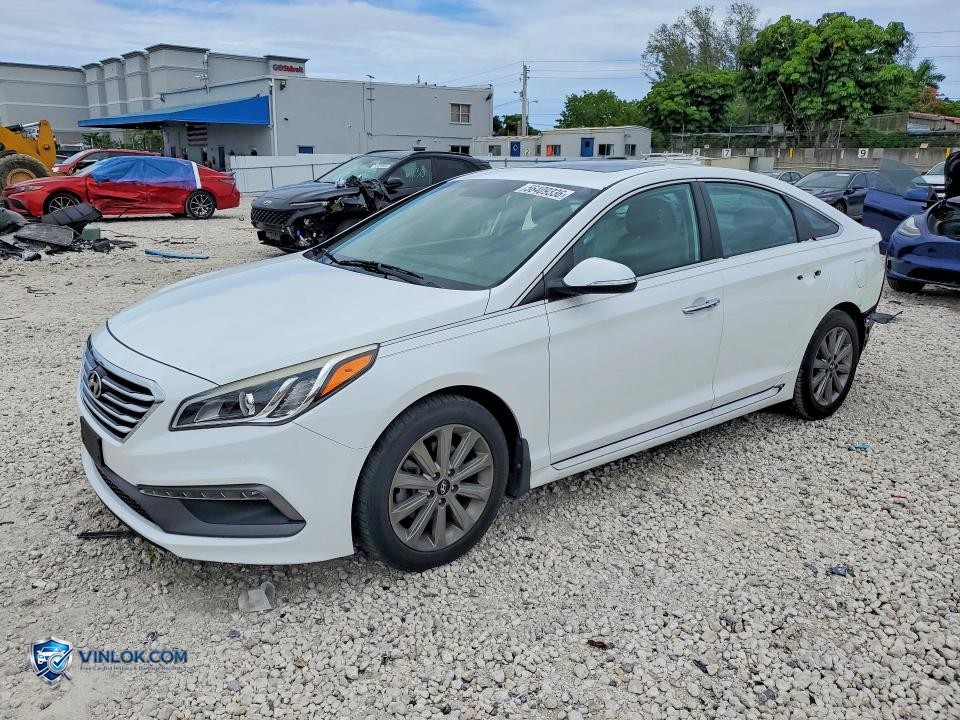 2017 HYUNDAI SONATA LIMITED – Lot 56409336 auction photo
